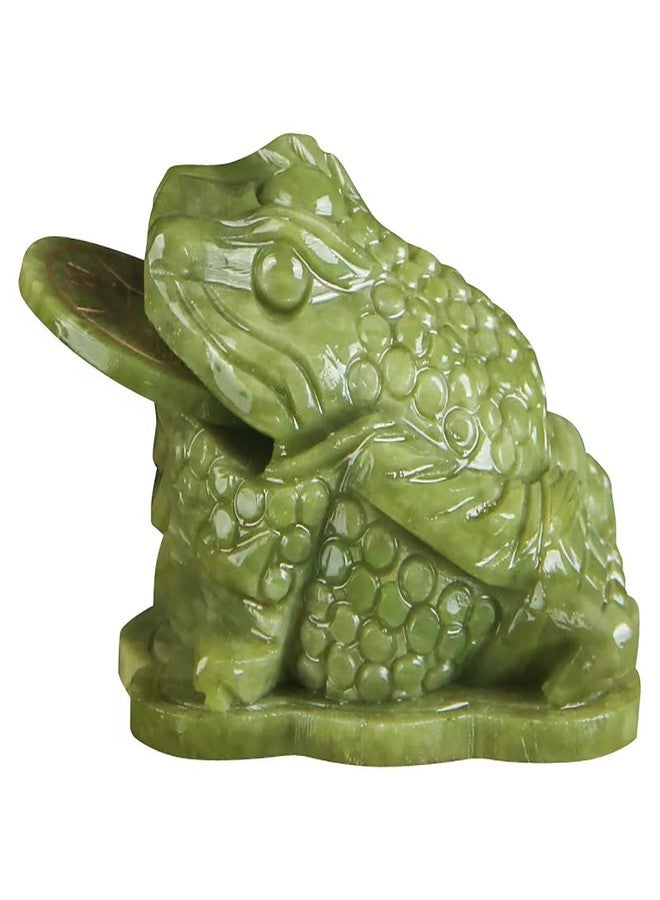Jeonz Feng Shui Jade Money Frog with Coin in Mouth 1.1LB - Image 1